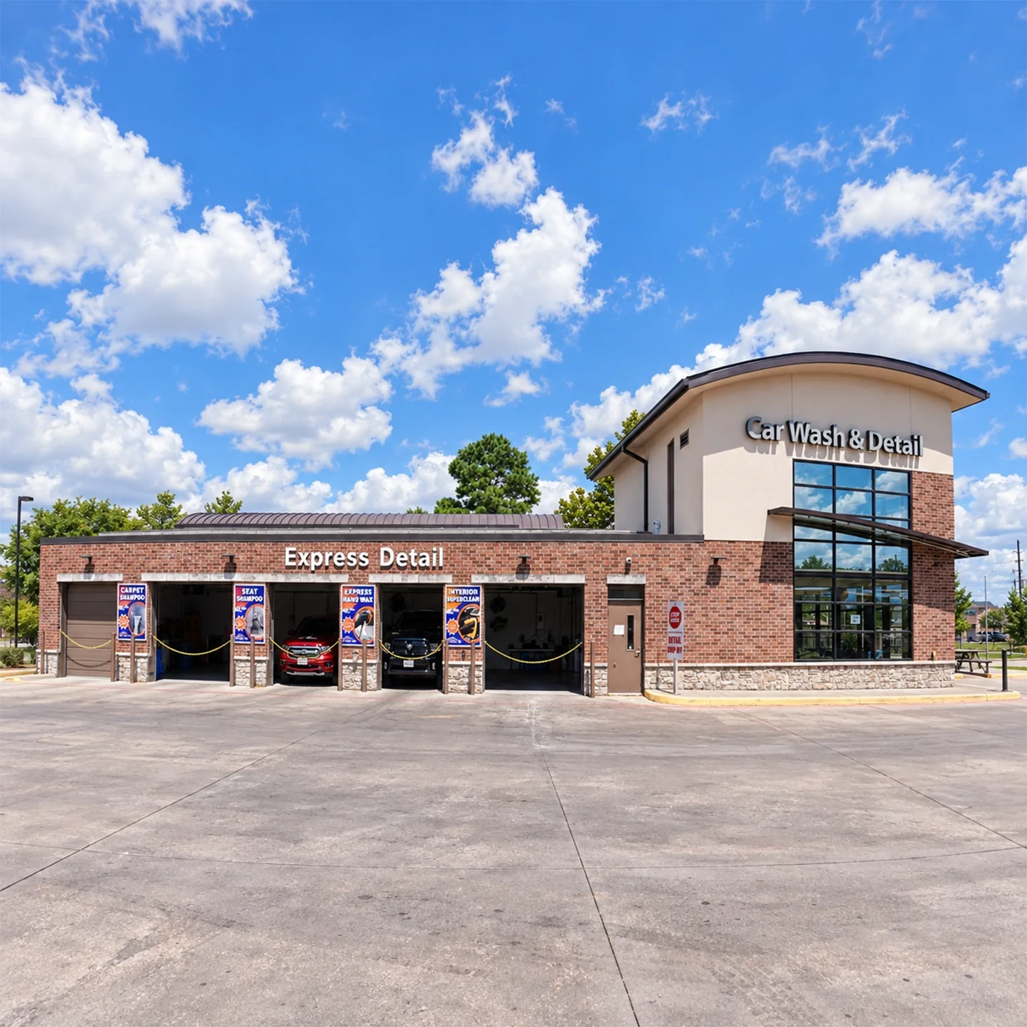 Suddy’s Car Wash building and express detail bays
